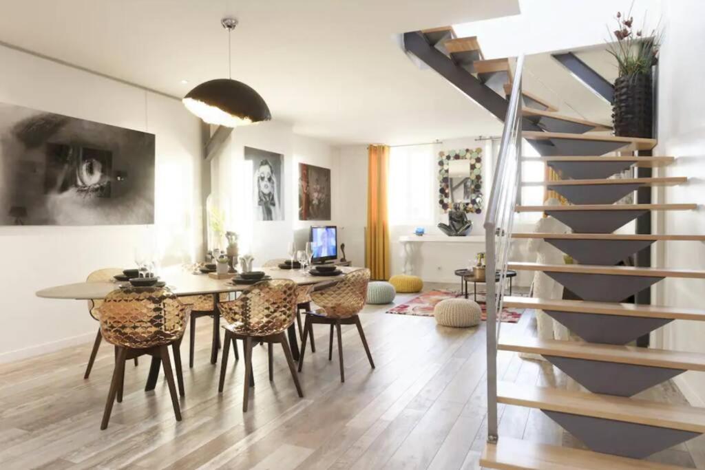 Reims Centre : Appartement Lumineux Et Atypique 46, Place D'Erlon ภายนอก รูปภาพ